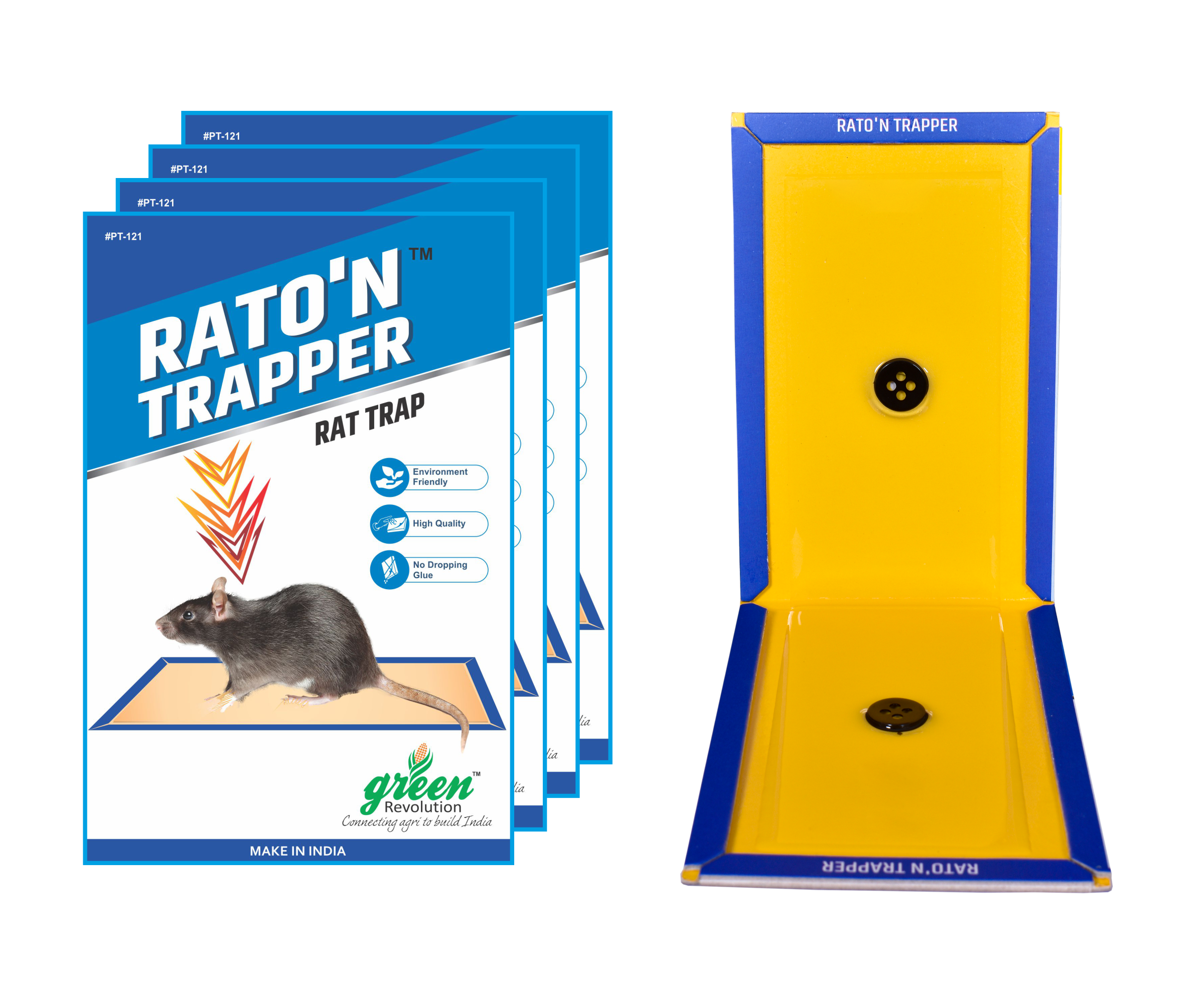 Small Rato'n Trapper /Mouse Glue Pad/Rat Trap( pack of 10 ) – Agripari