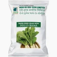INDO US REEMA ( PALAK PATTA )RADISH SEEDS -50 gm